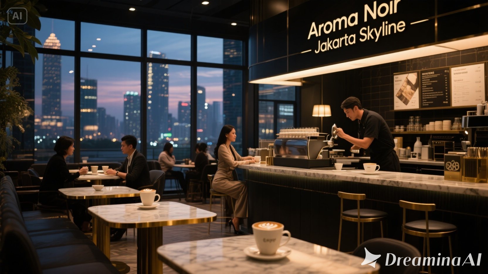 Aroma Noir – Jakarta Skyline