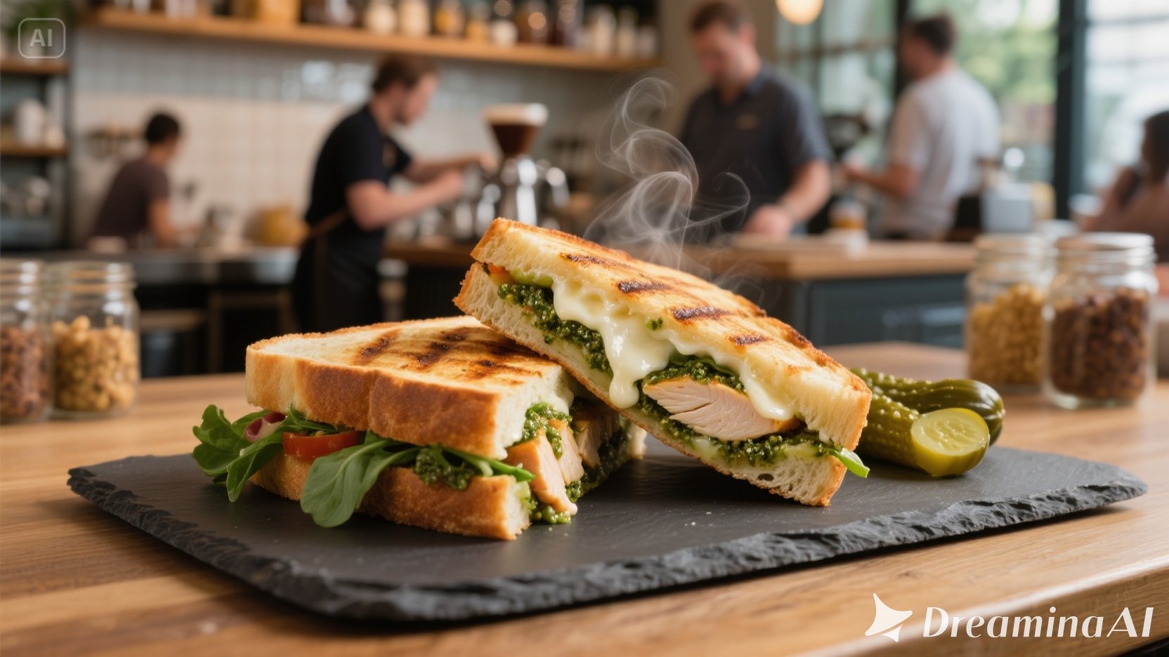 Chicken Pesto Panini